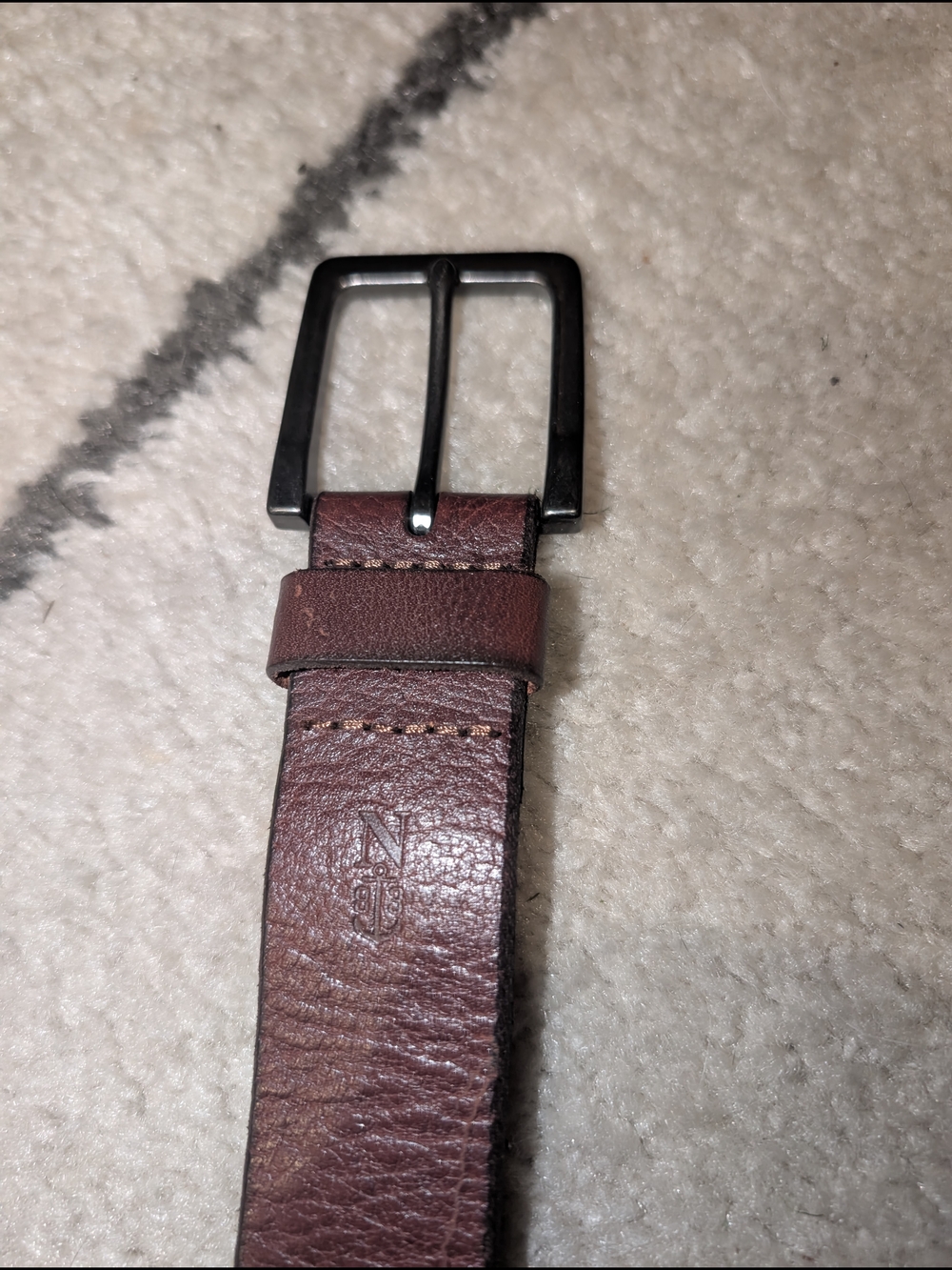 38-40 Nautica Brown Leather Belt